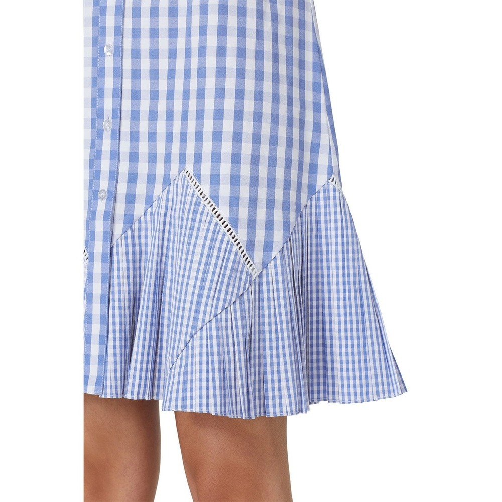 Thakoon Collective Blue Gingham Dress - Picture 4 of 5